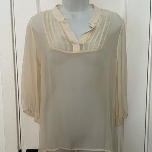 Trinity Ivory Silk Blouse